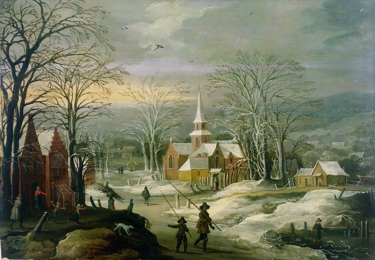 Winter Landscape by Joos or Josse de Momper