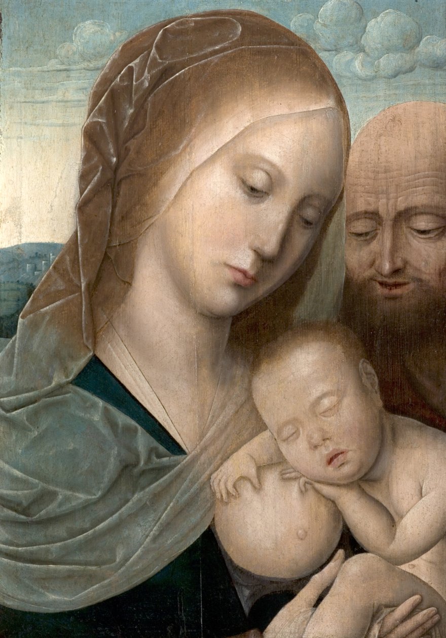 Virgin and Child with St Joseph, 1500-50 by Joos van and workshop Cleve