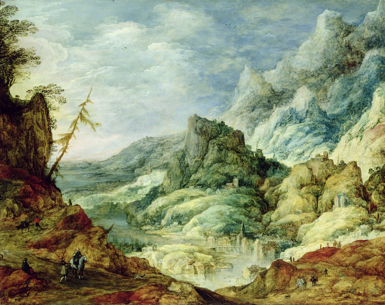 Alpine Landscape by Joos or Josse de Momper