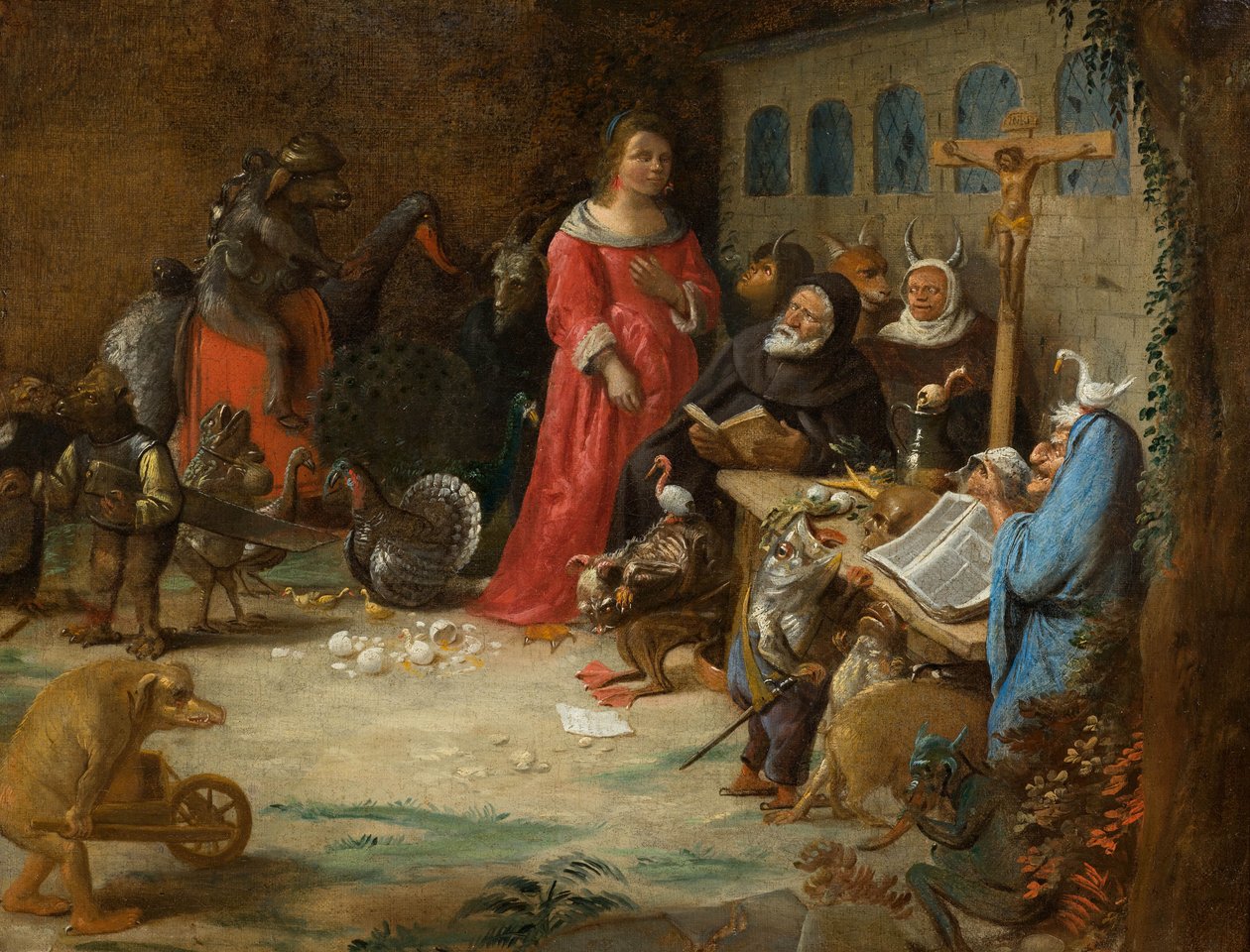 The Temptation of Saint Anthony by Joos van Craesbeeck