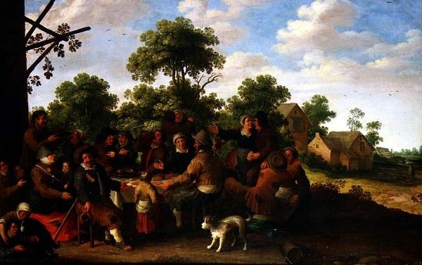 Village Feast by Joost Cornelisz. Droochsloot