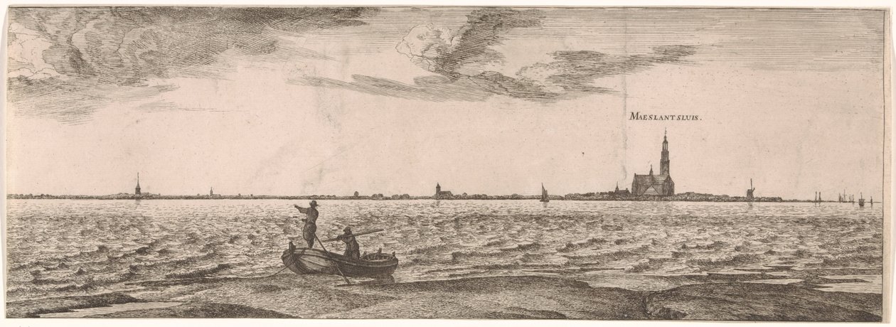 View of Maassluis Postcard (series title) by Joost van Geel