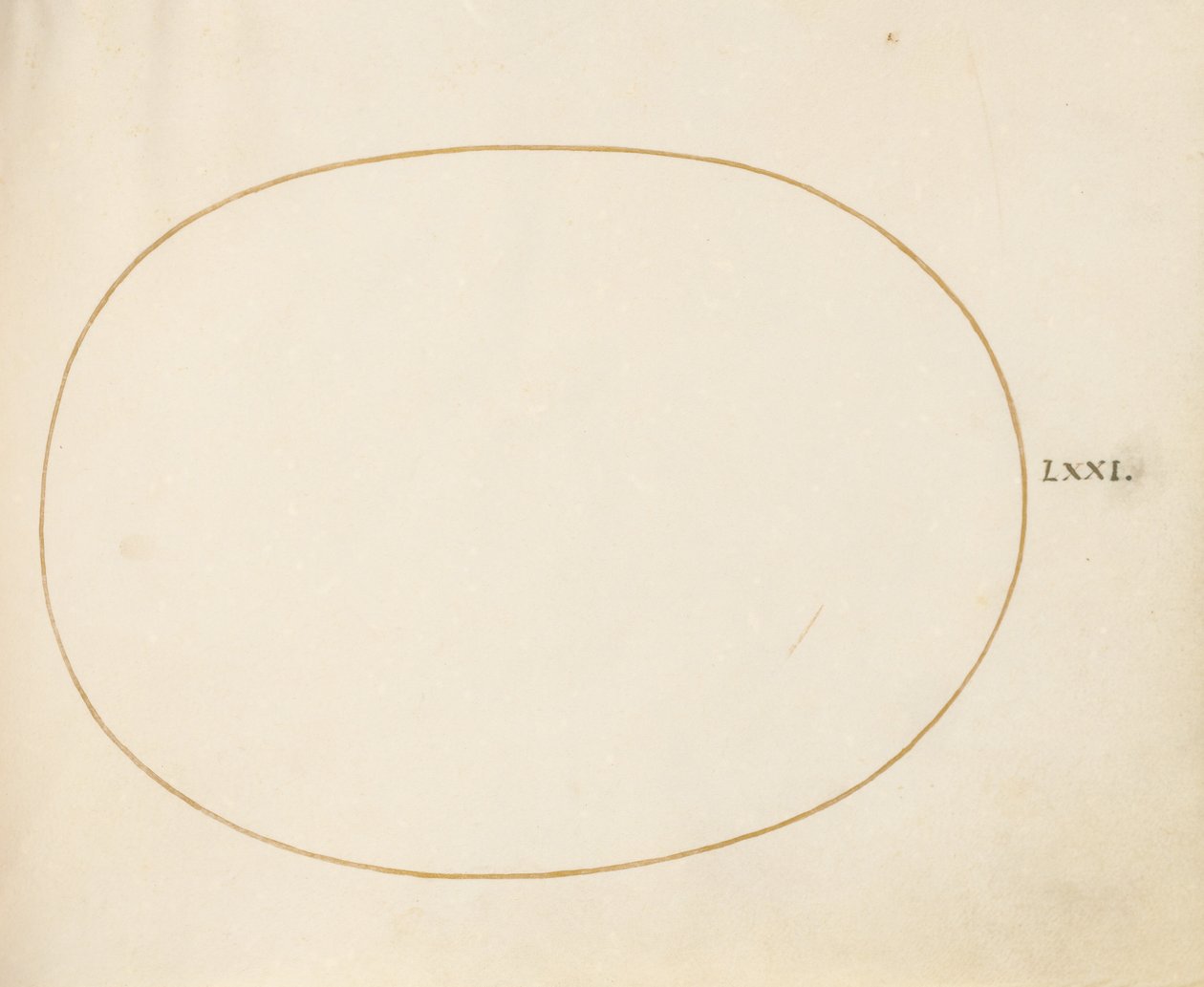 Plate 71: Empty Oval by Joris Hoefnagel