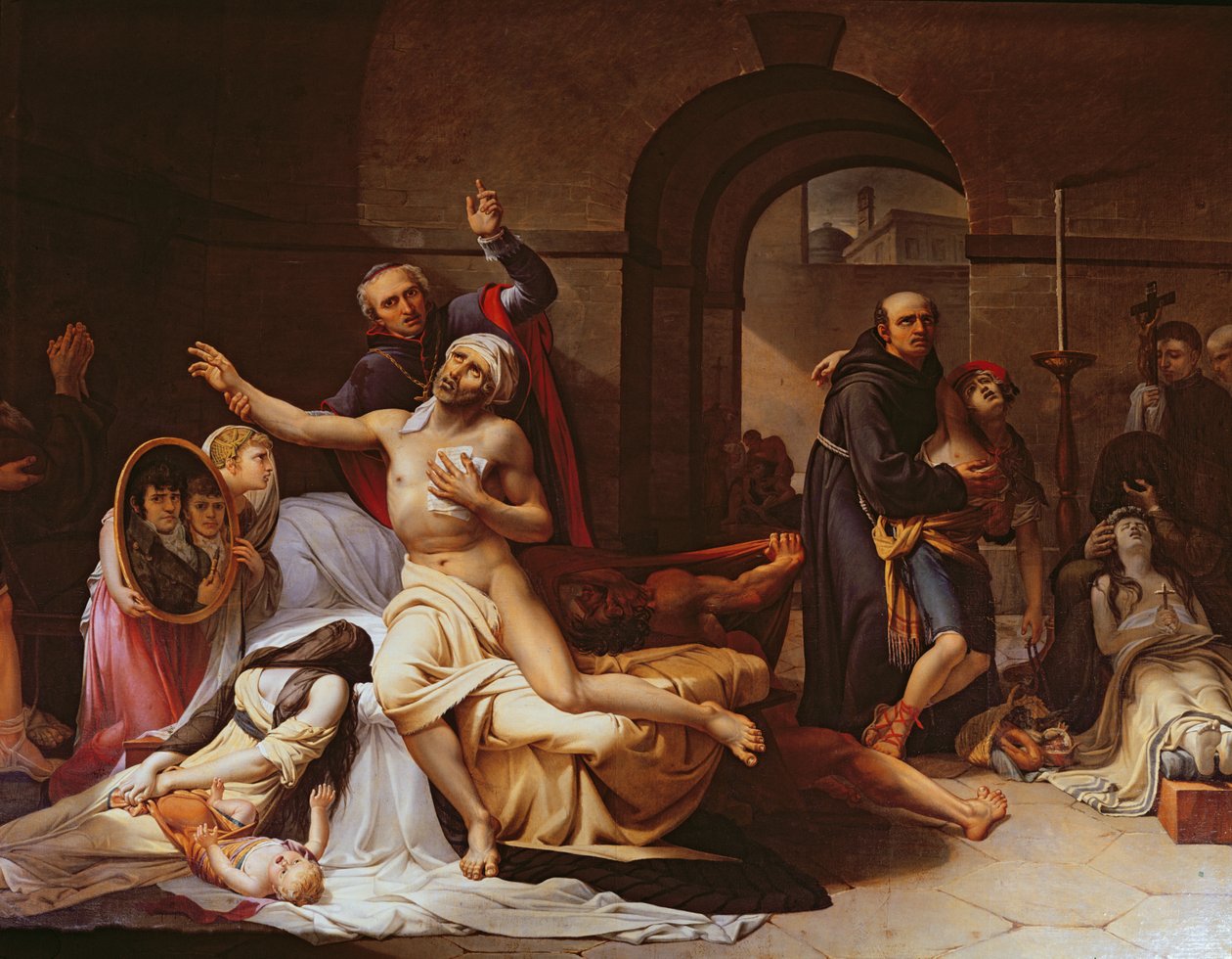 The Yellow Fever Epidemic in Valencia, c.1806 by José Aparicio