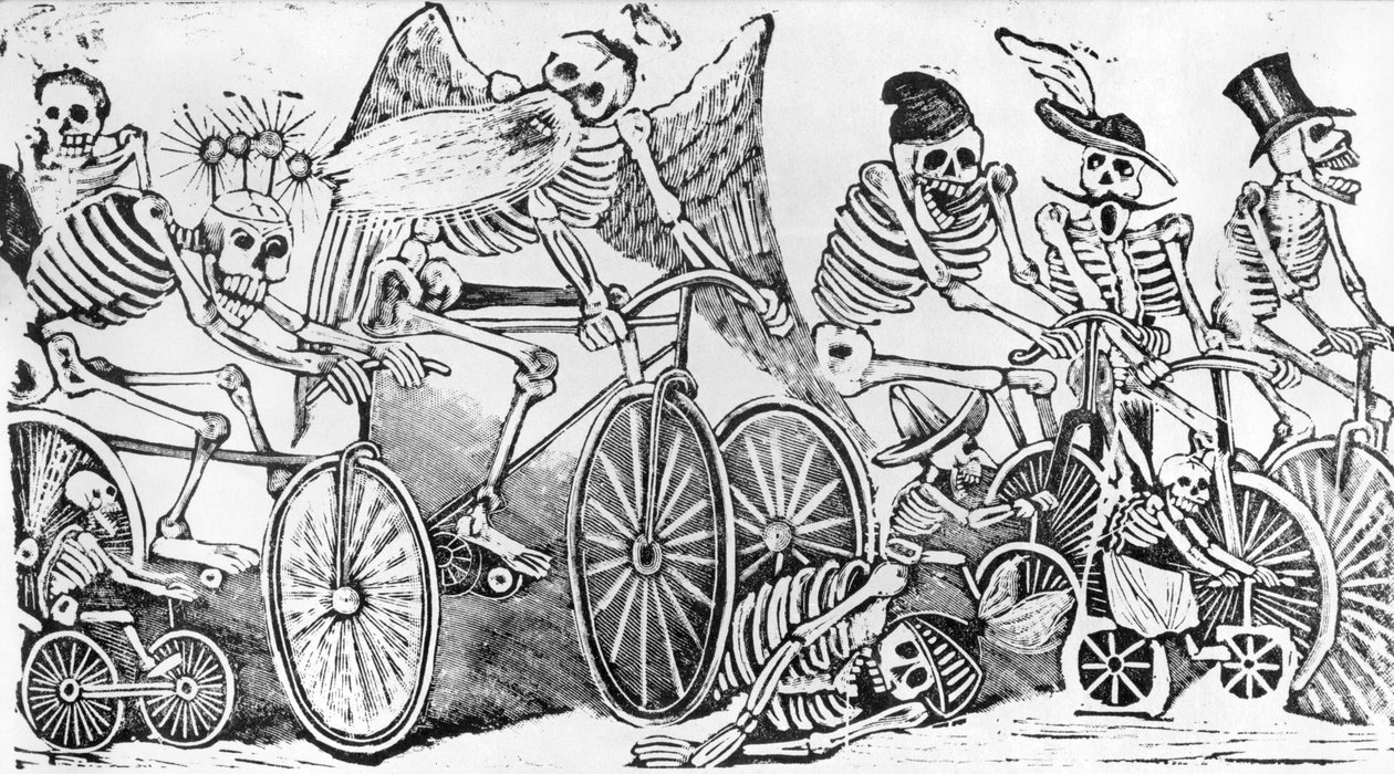 20th Century Calavera by José Guadalupe Posada