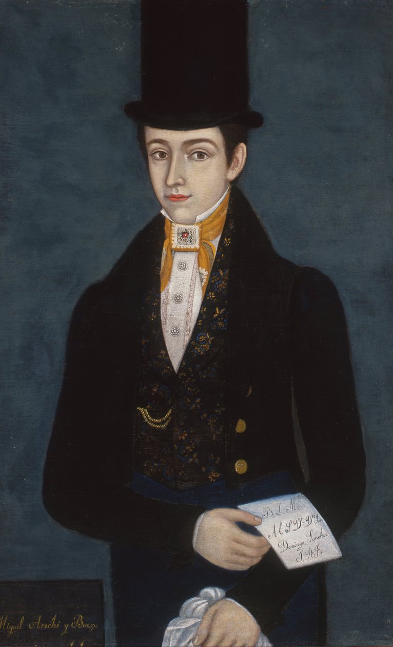 Portrait of Miguel Arochi y Baeza by José María Estrada