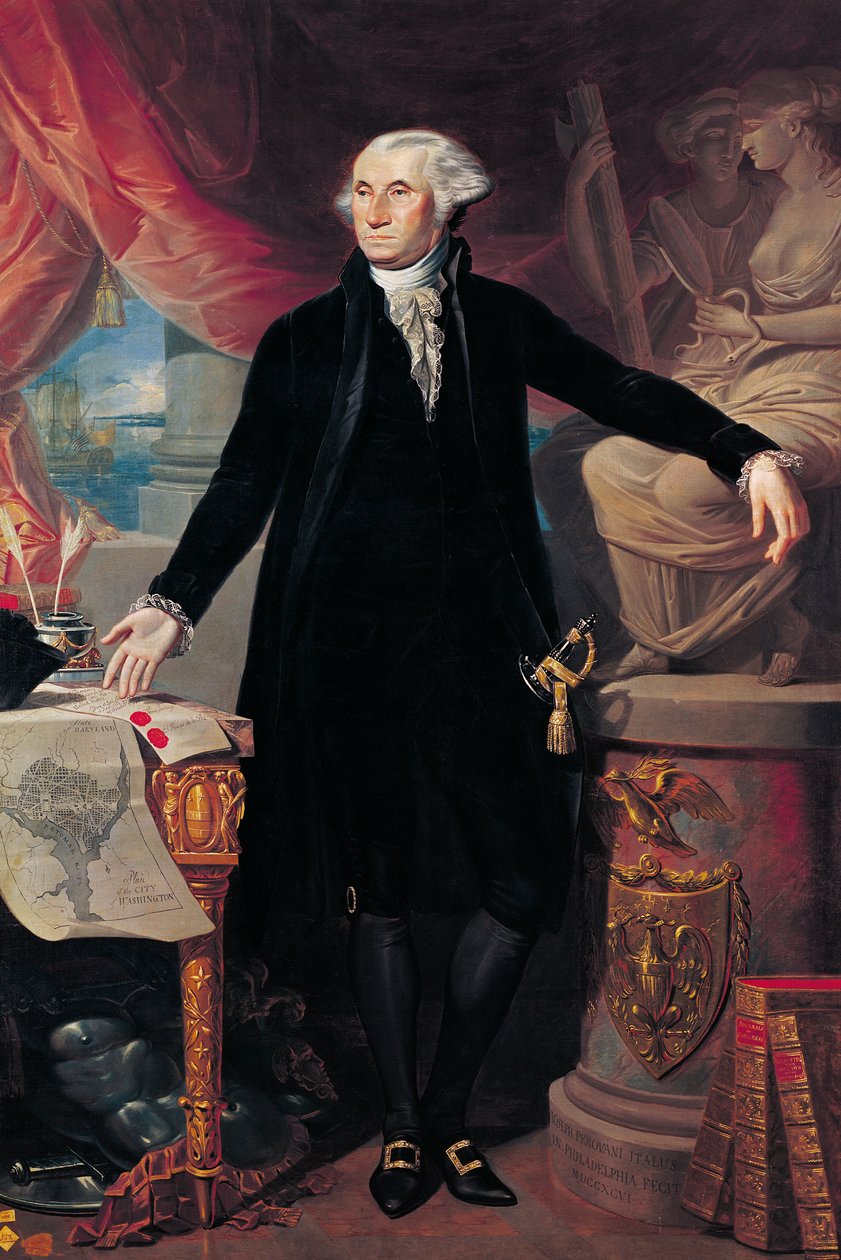 Portrait of George Washington by José Perovani