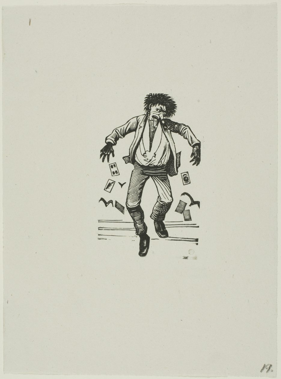 Gambler by José Guadalupe Posada