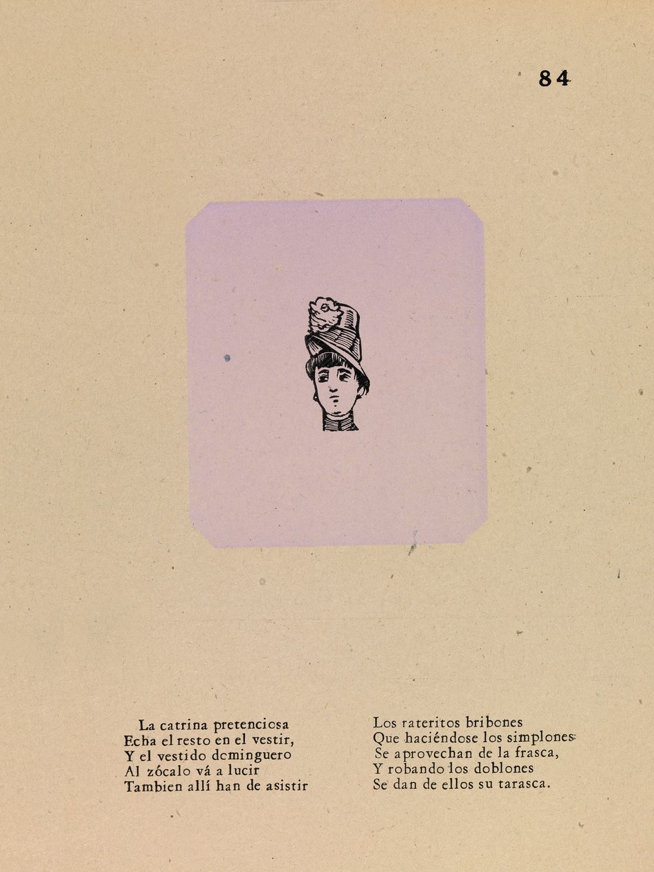Pretentious Coquette by José Guadalupe Posada