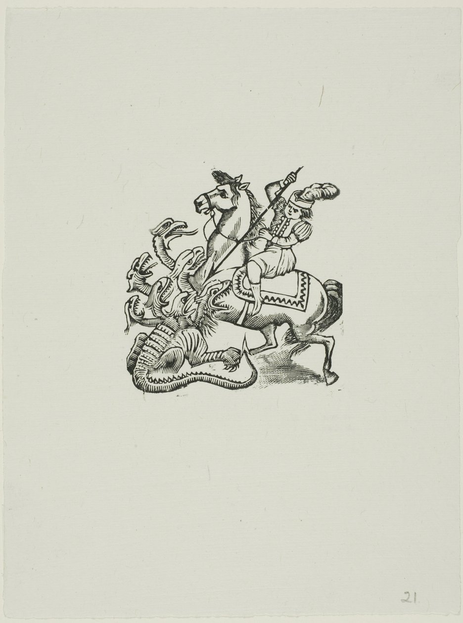 Saint George by José Guadalupe Posada