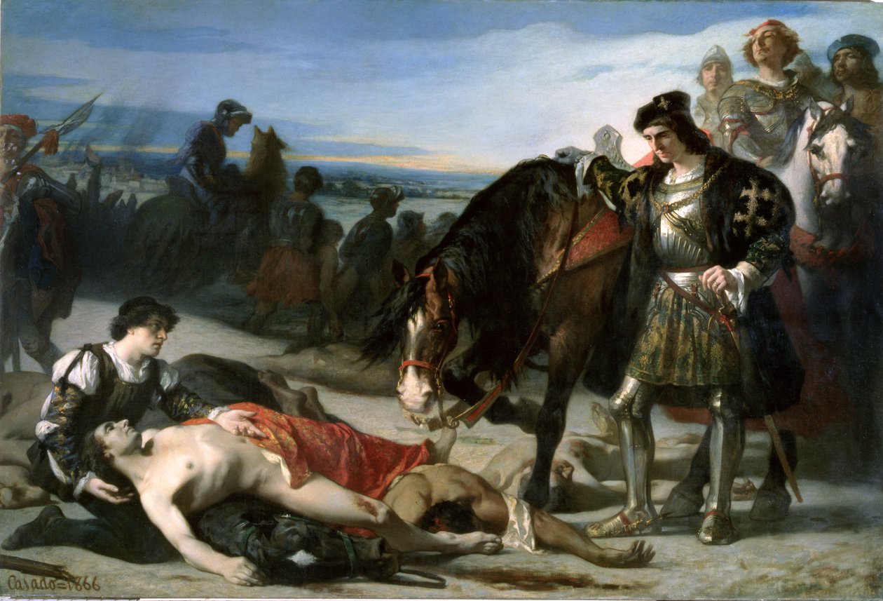 The Two Leaders, 1866 by Jose Casado del Alisal