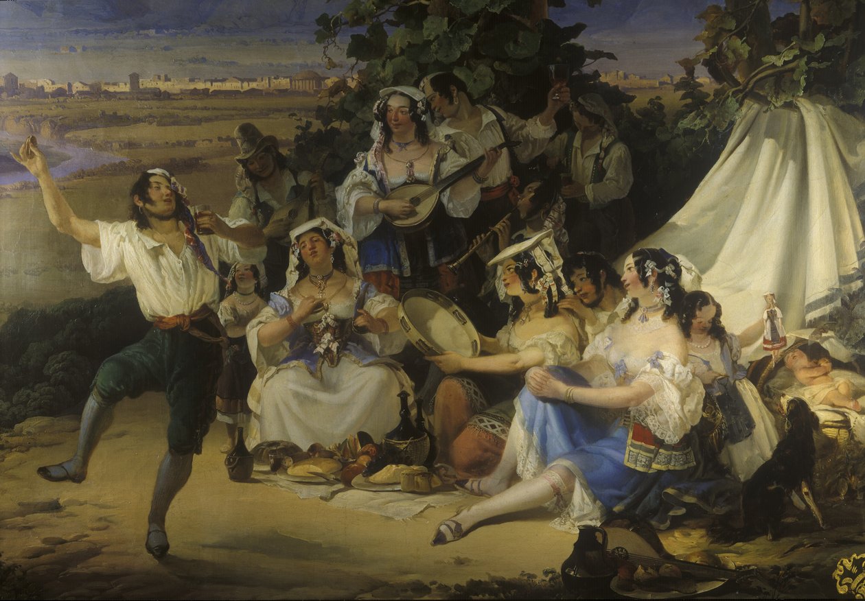 Turin, Monte Superga, 1850s by Josef Matj Navrátil