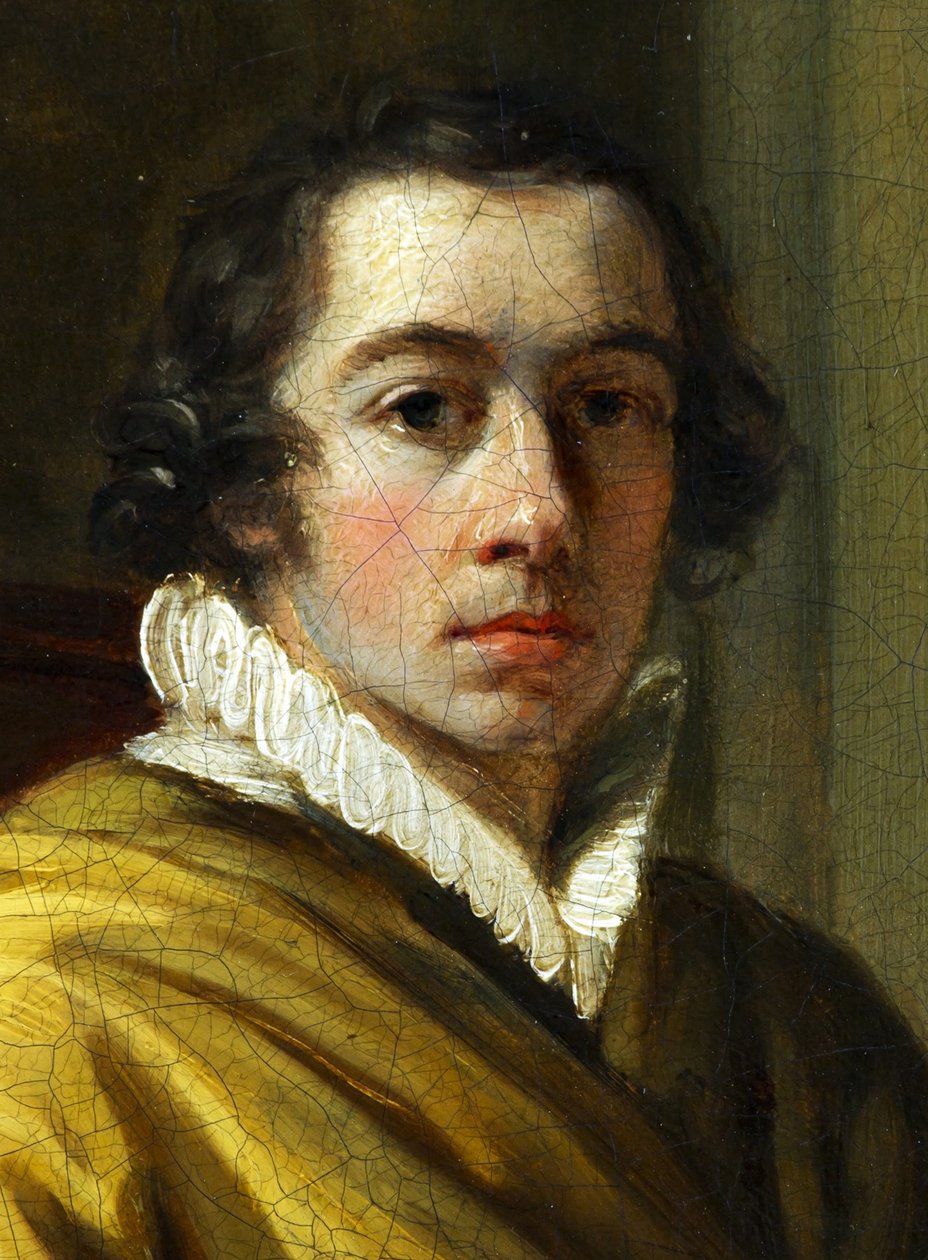 Self-portrait (detail) by Josef Abel