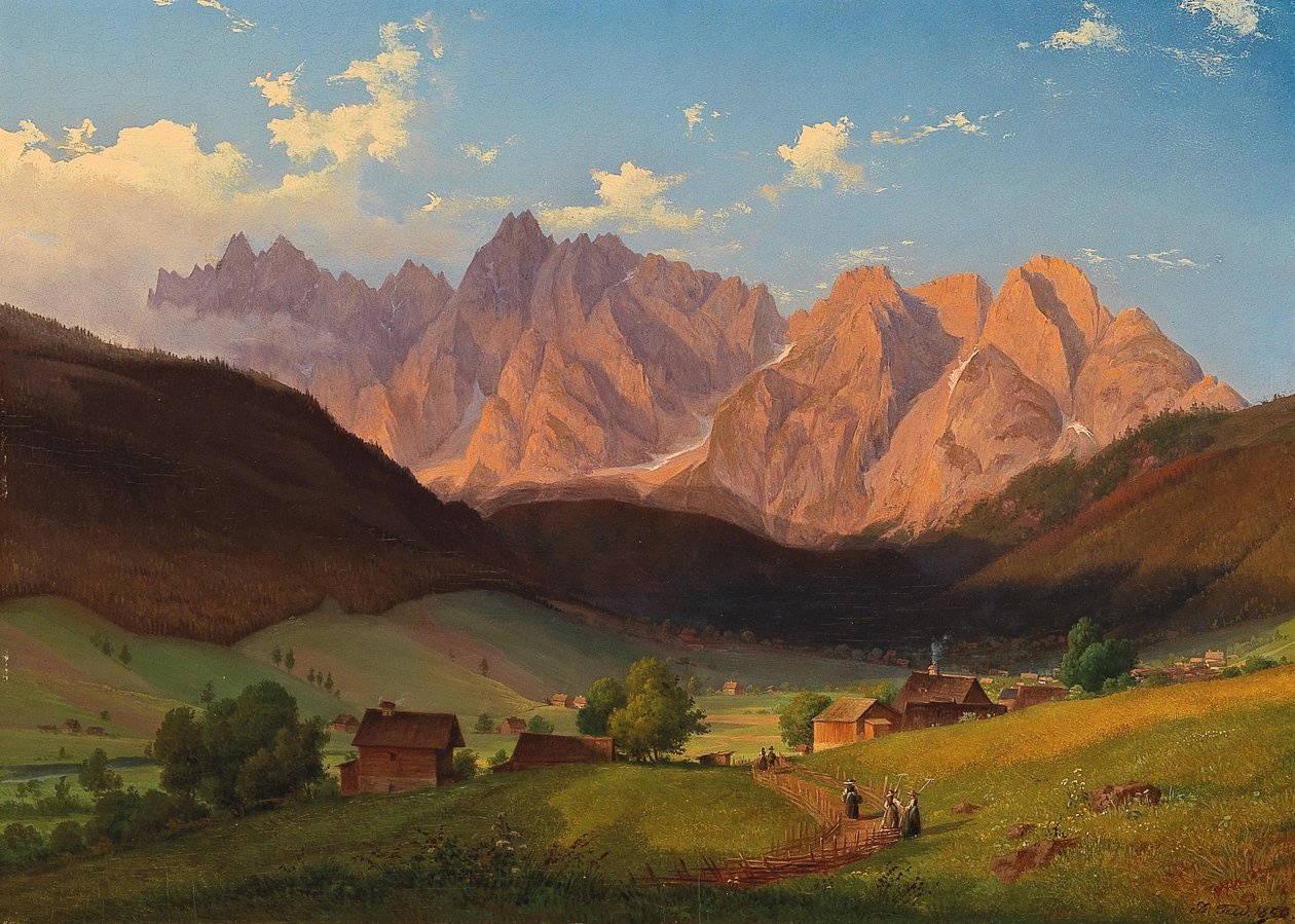 A View of Triglav in Slovenia by Josef Feid