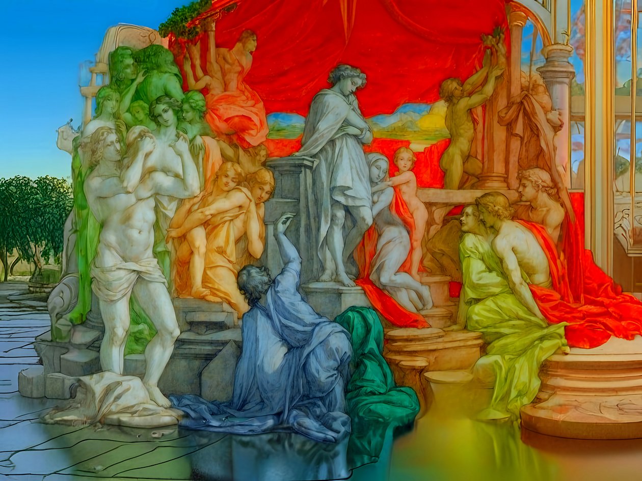 Cain Establishes Enoch by Josef Johann Michel
