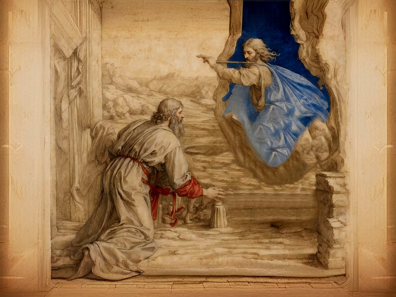 Abram Leaves Haran by Josef Johann Michel