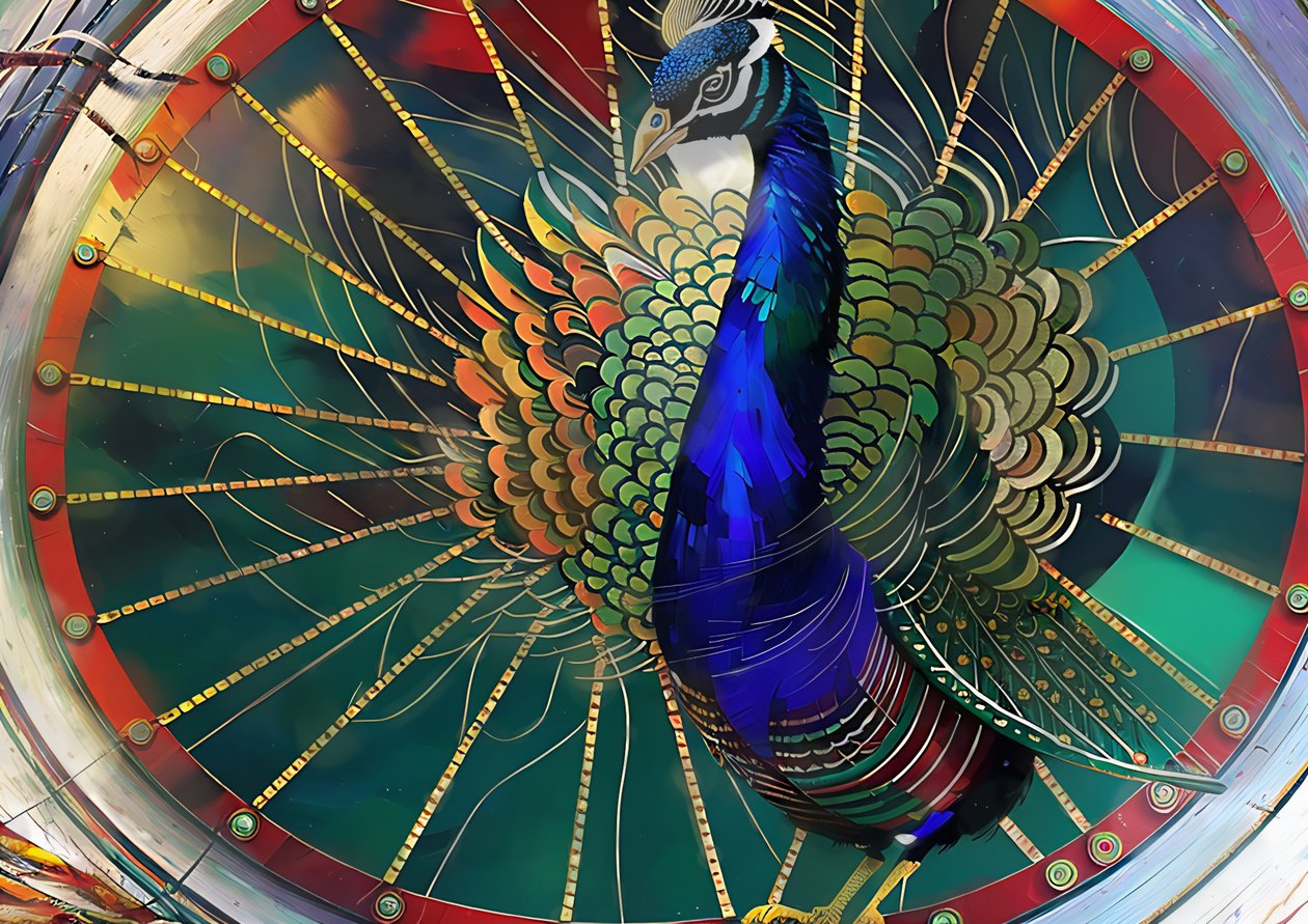 Peacock 3 by Josef Johann Michel