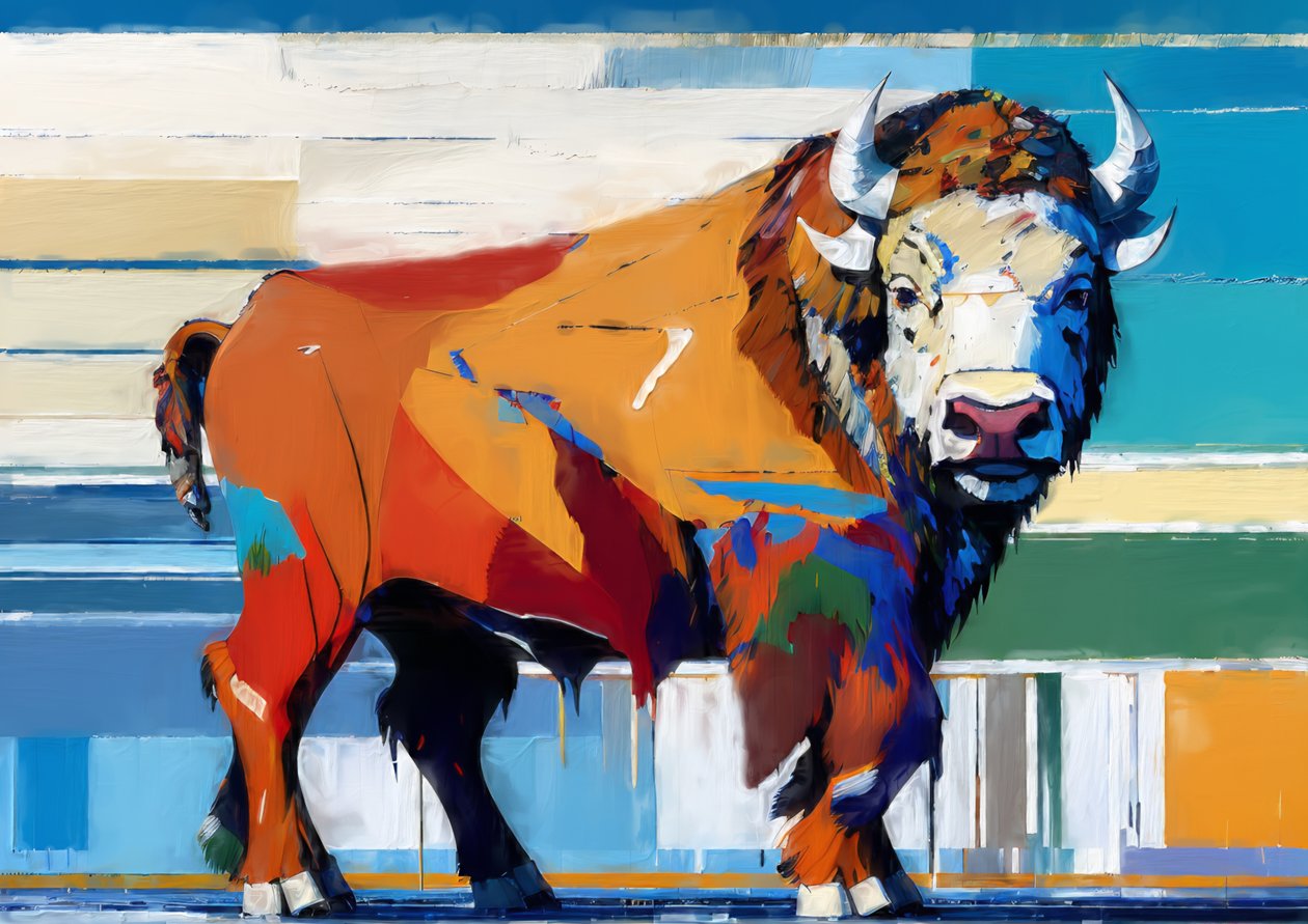 Buffalo 4 by Josef Johann Michel