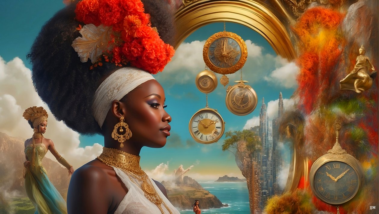 Dreamcore Breathlessly Timeless African 01 by Josef Johann Michel
