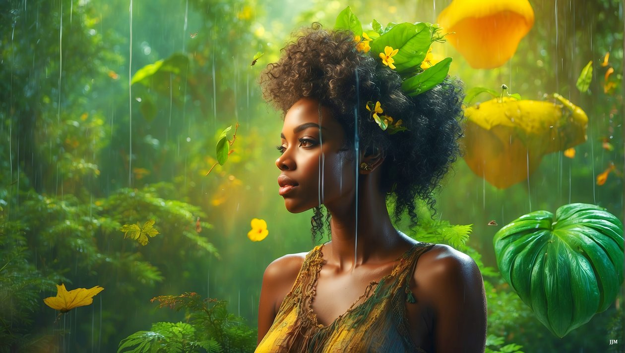 Dreamcore Rainforest World 04 by Josef Johann Michel