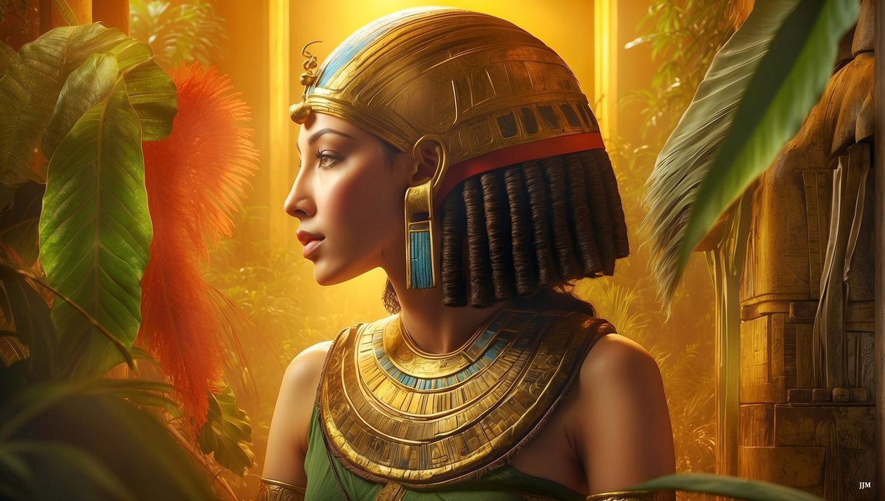 Dreamcore Ancient Egyptian World 03 by Josef Johann Michel