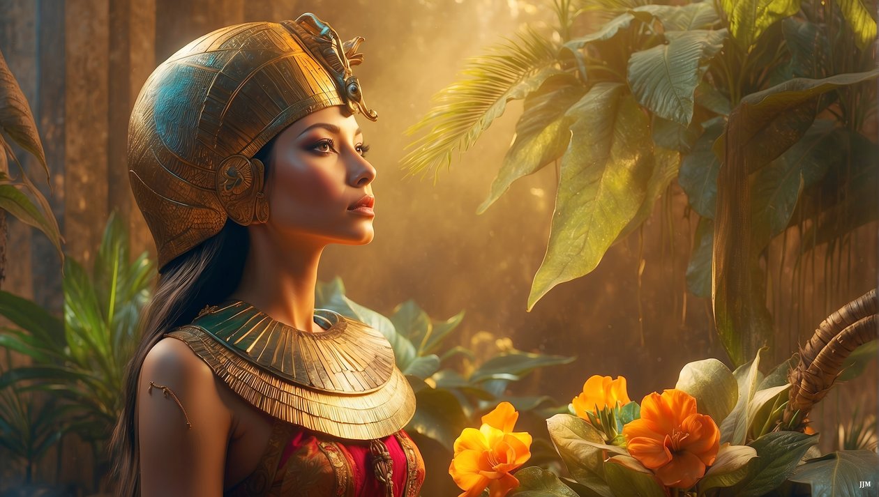 Dreamcore Ancient Egyptian World 04 by Josef Johann Michel