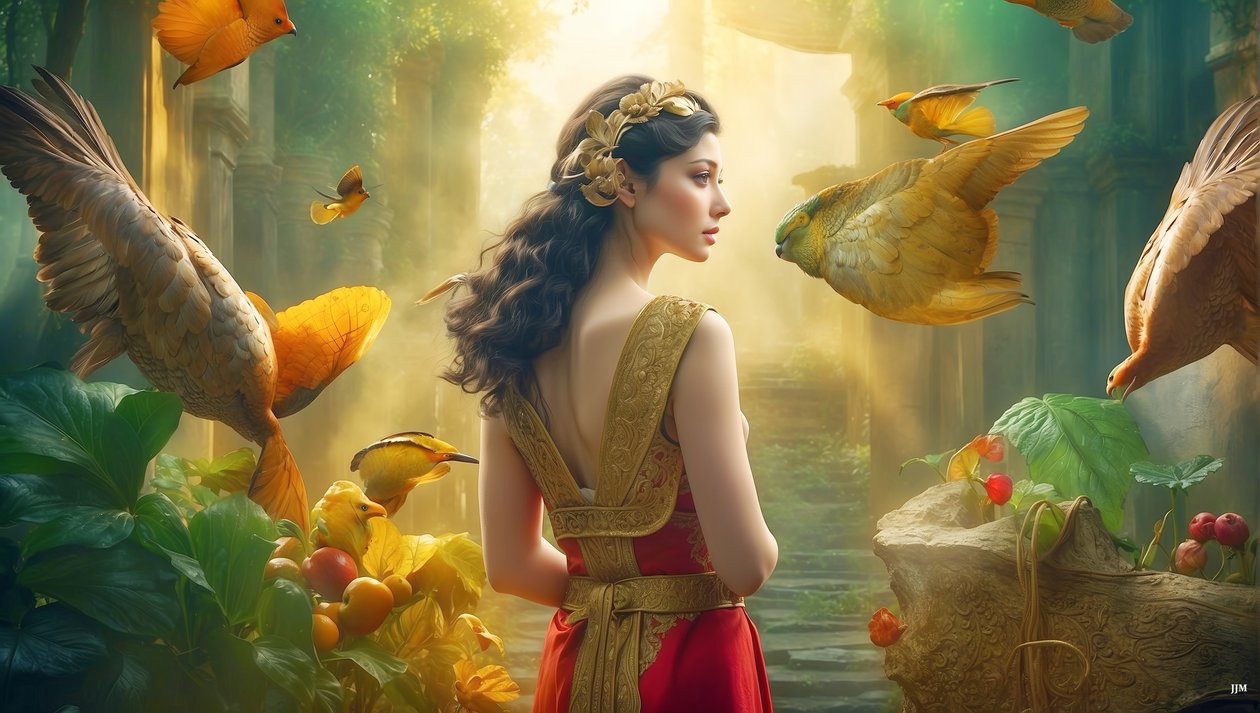 Dreamcore Ancient Roman World 05 by Josef Johann Michel