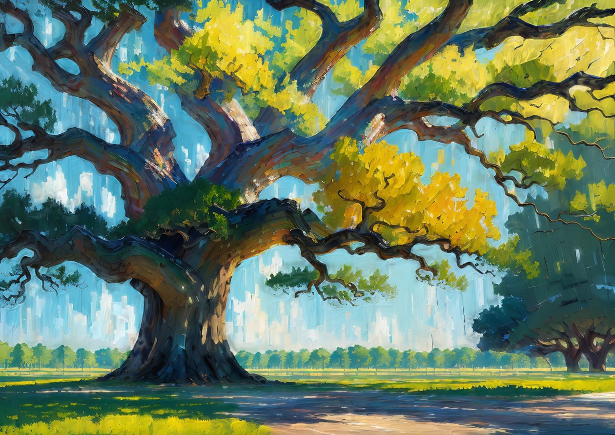 Trees: Oak 03 by Josef Johann Michel