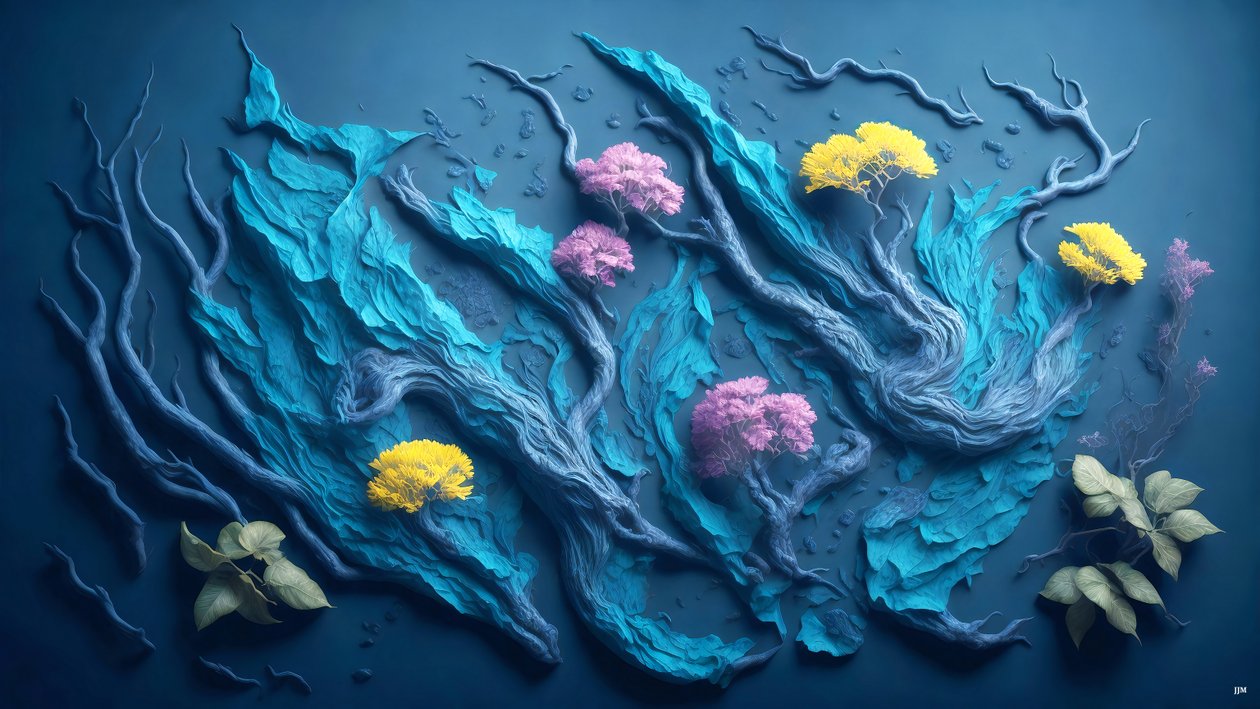 Feng Shui Representing 5 Elements by Josef Johann Michel