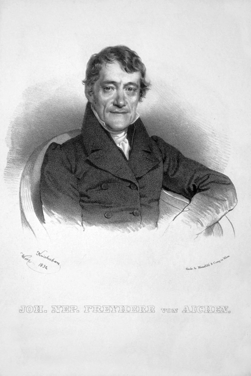 Aichen Litho by Josef Kriehuber