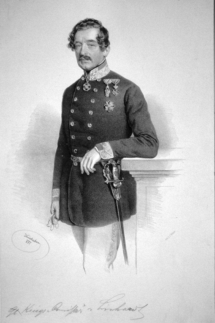 Franz von Linhardt by Josef Kriehuber
