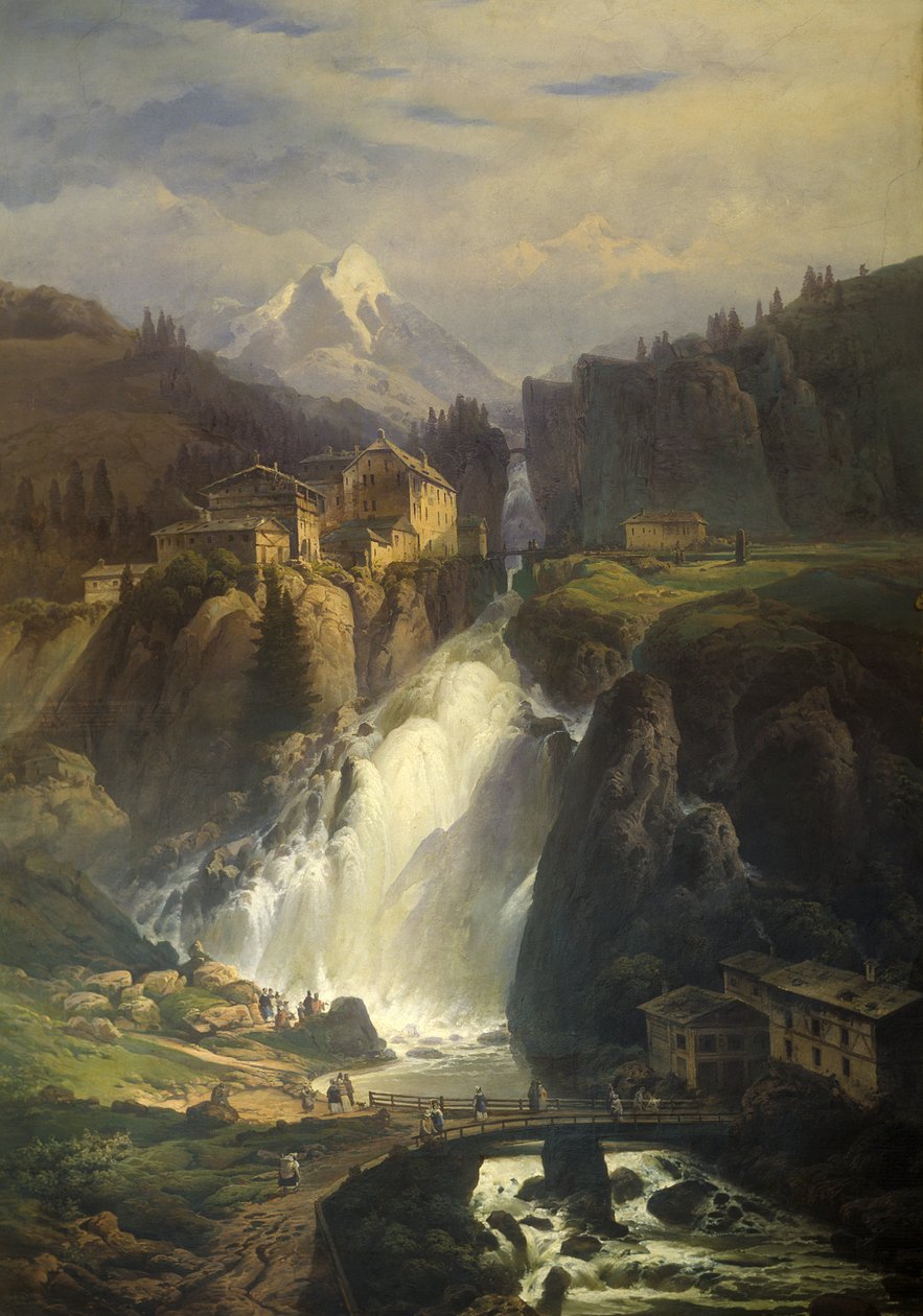 View of Bad Gastein by Josef Matěj Navrátil