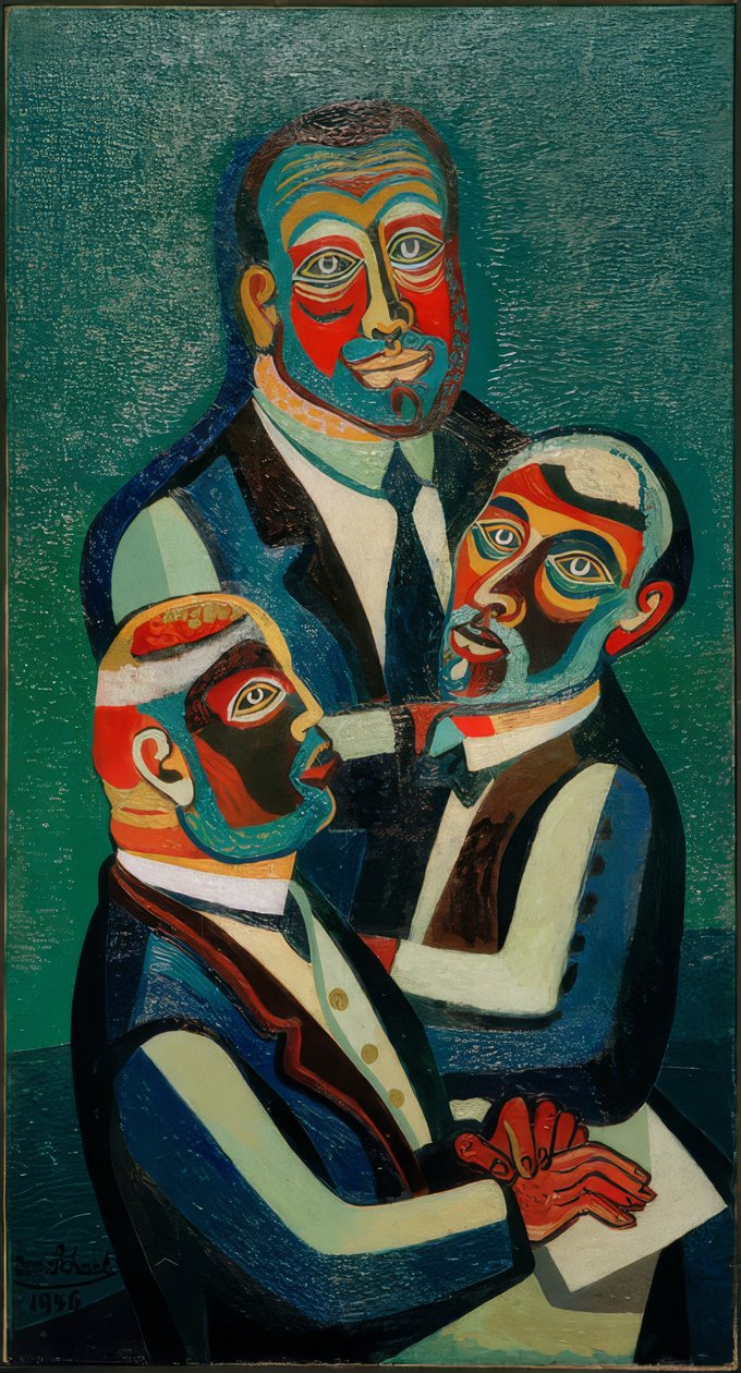 Businessmen by Josef Scharl