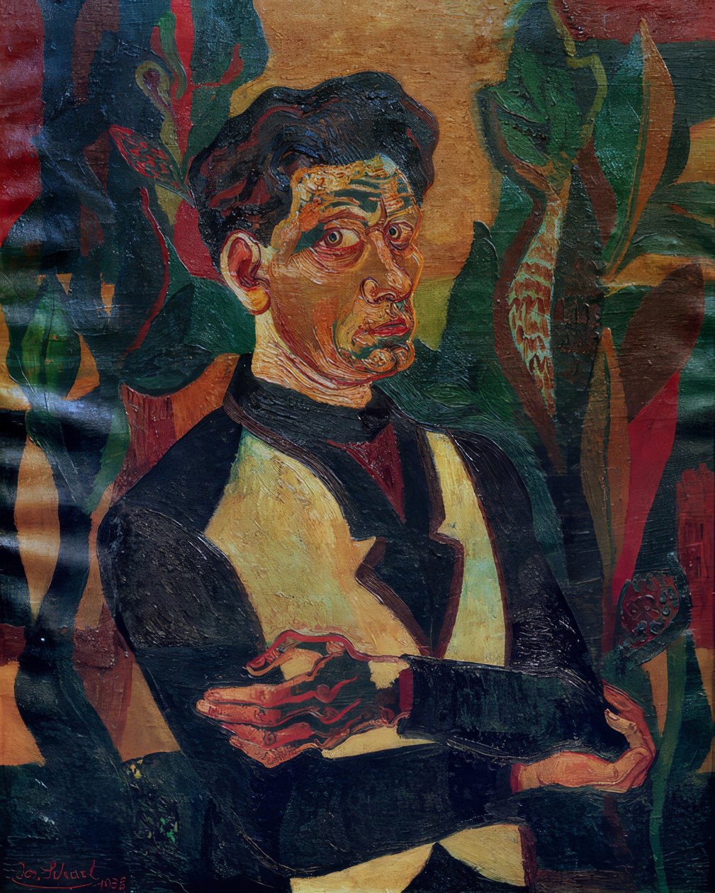 Self-Portrait by Josef Scharl