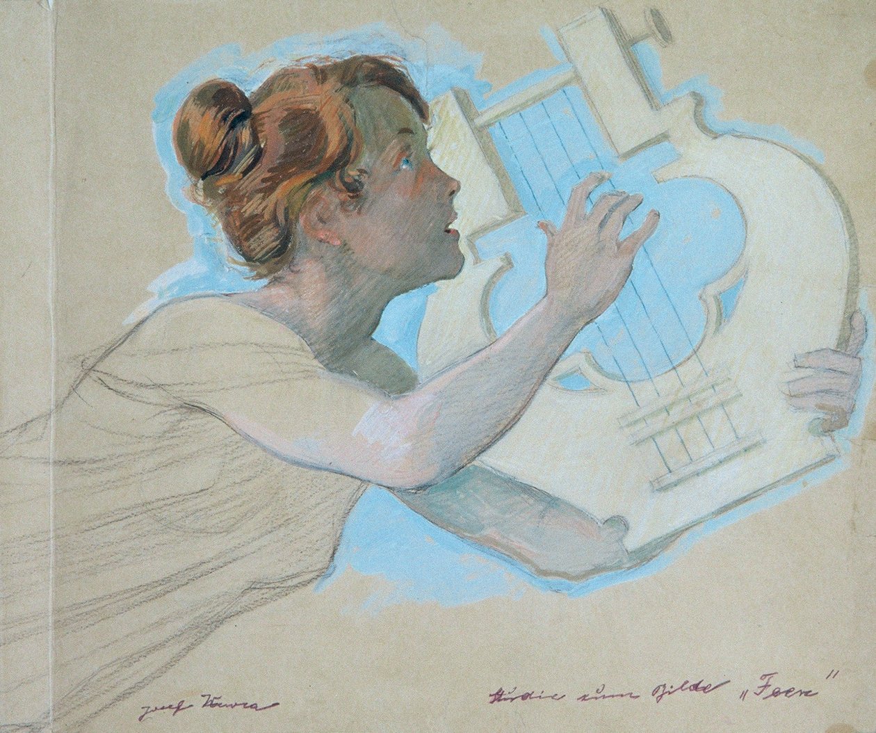 Study for the Painting: Fairies by Josef Wawra