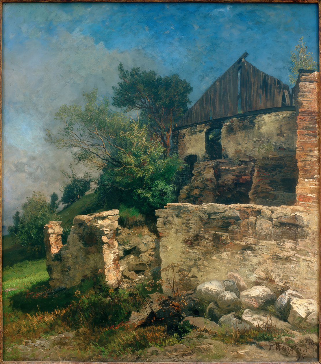 Old Barn near Tölz by Josef Wenglein