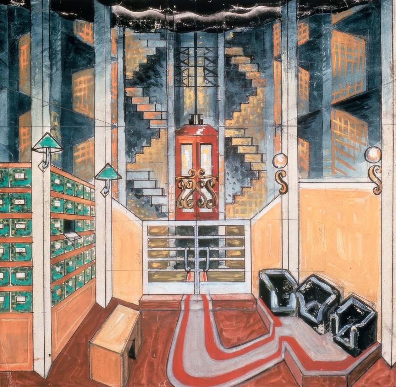 Janacek, The Makropulos Affair / Stage Design by Josef Čapek