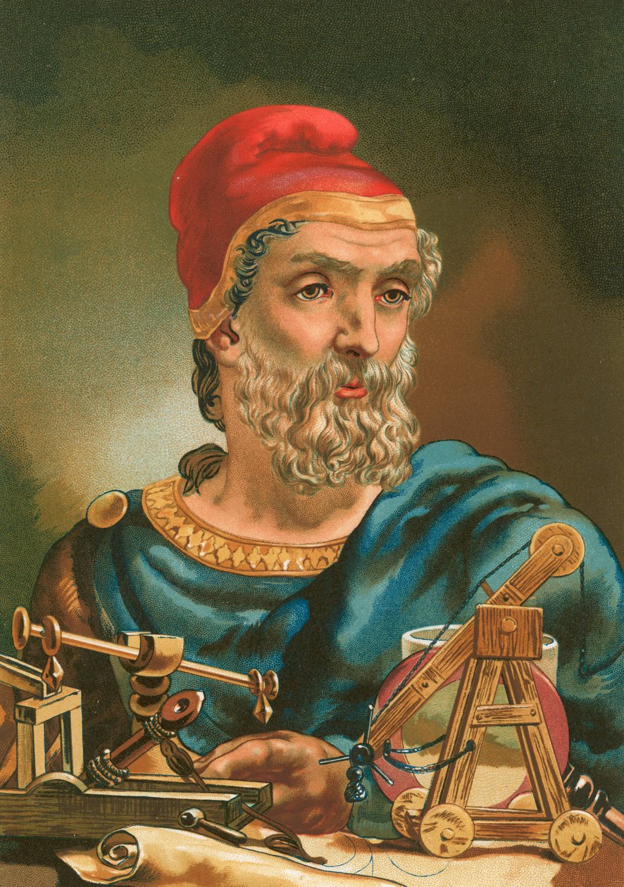 Archimedes by Josep or Jose Planella Coromina