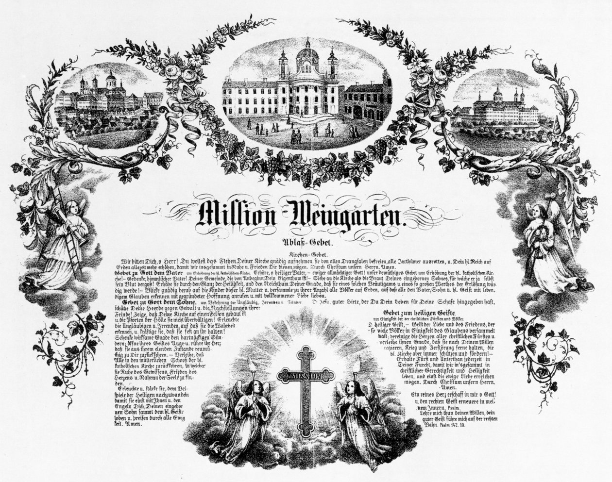 Mission Weingarten Indulgence Prayer by Joseph Bayer