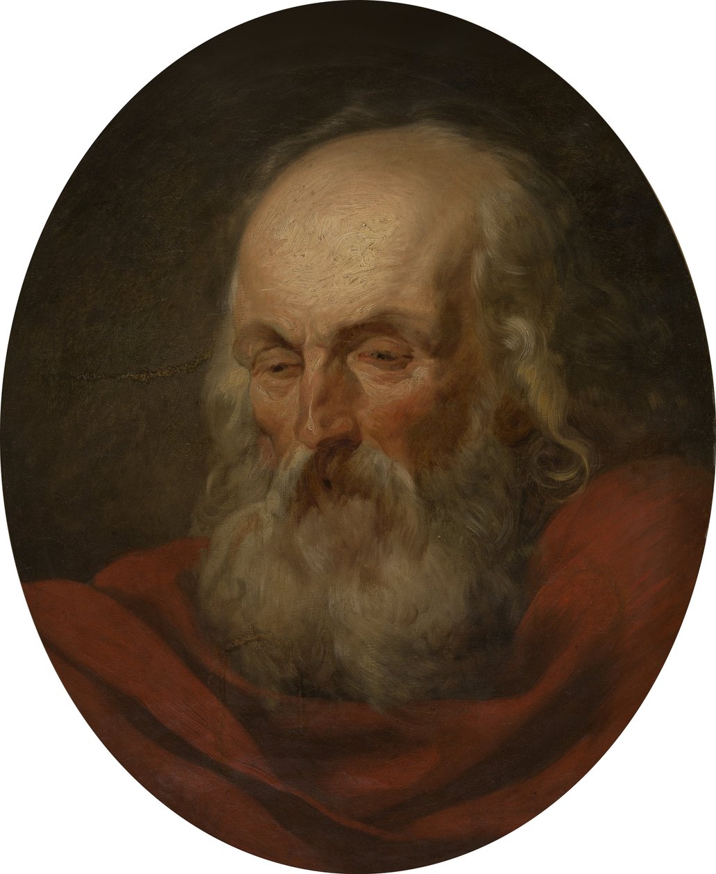 Head of an Old Man by Joseph Benoît Suvée