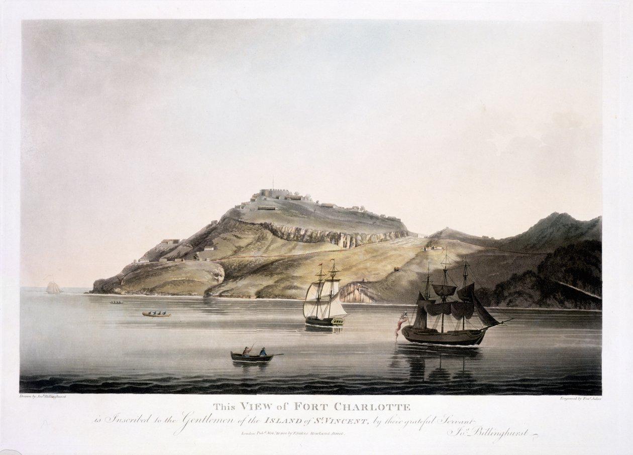 View of Fort Charlotte in the Island of St. Vincent by Joseph Billinghurst
