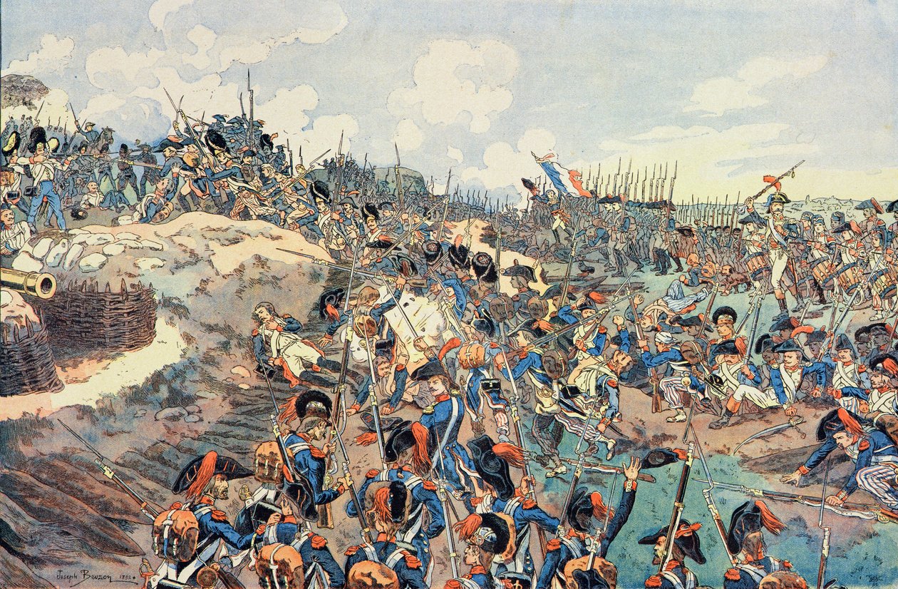 The Battle of Jemmapes, 6th November 1792 by Joseph Charles Beuzon