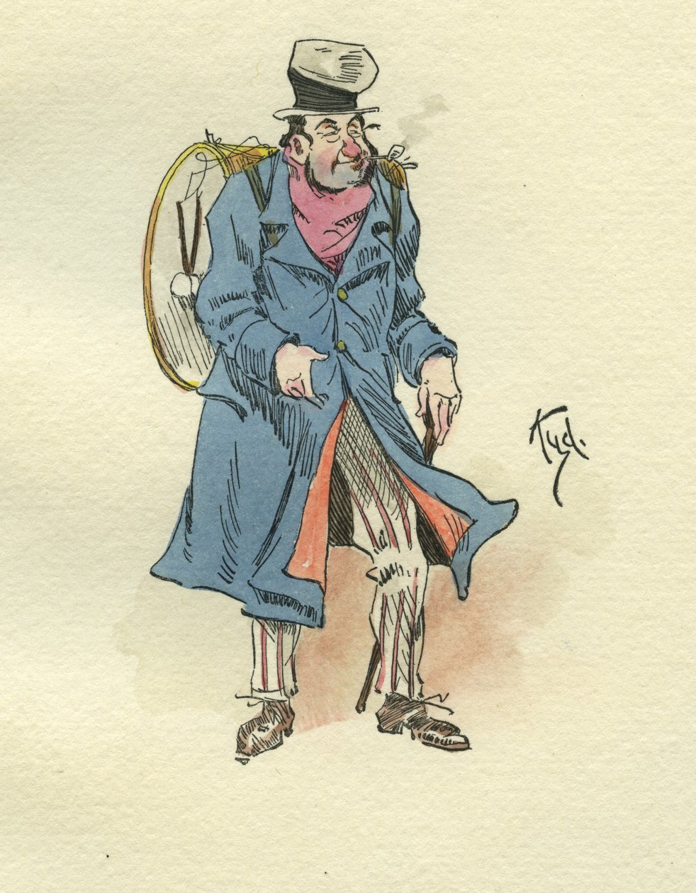 Character from Dombey and Son by Joseph Clayton Clarke