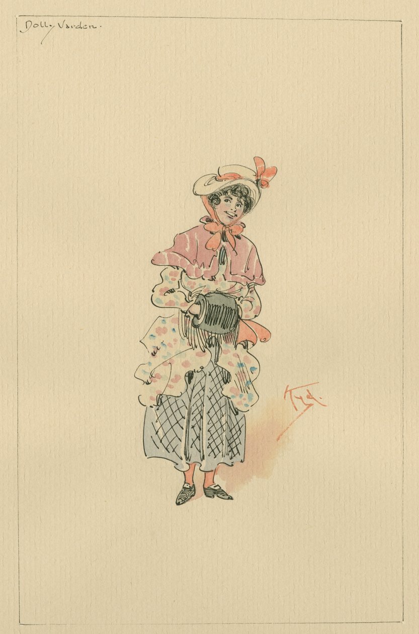 Dolly Varden by Joseph Clayton Clarke