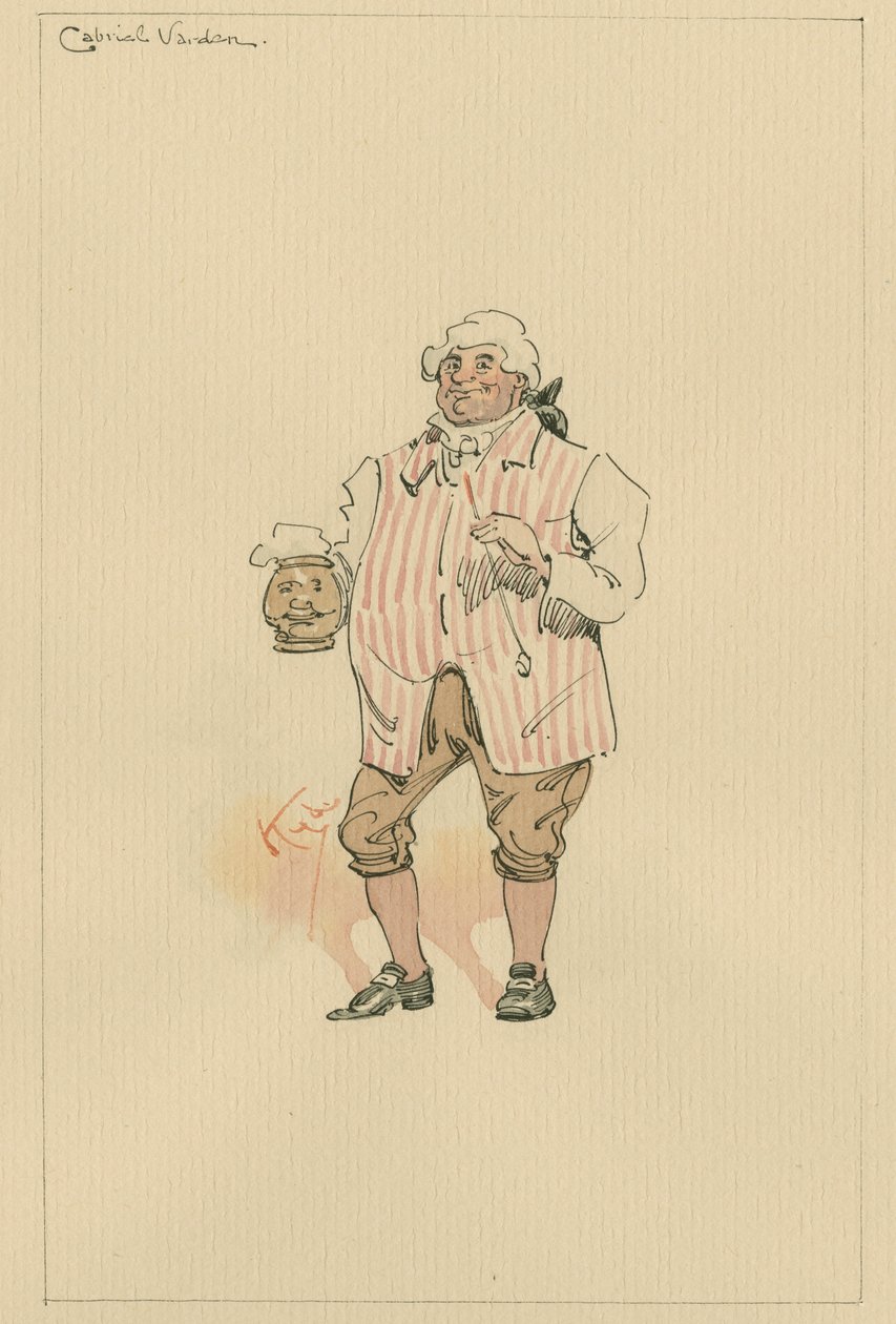 Gabriel Varden by Joseph Clayton Clarke