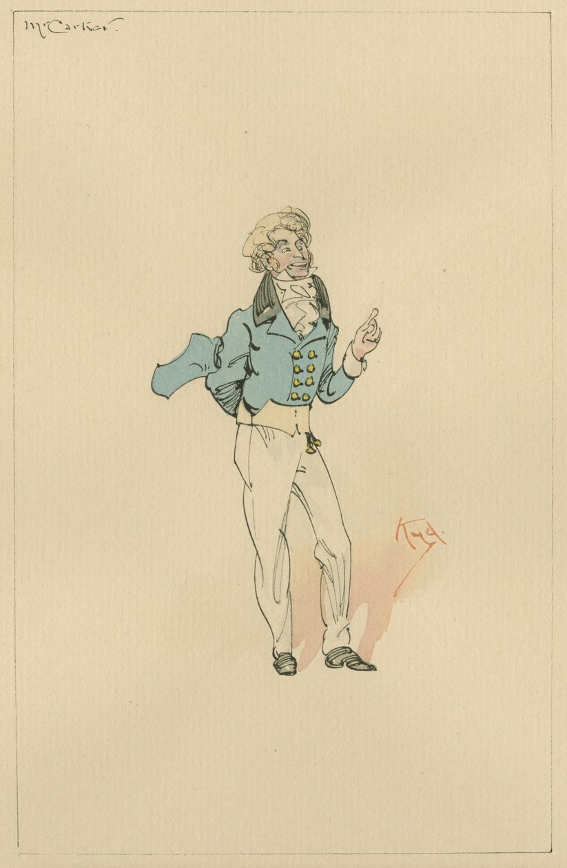 Mr Carker by Joseph Clayton Clarke