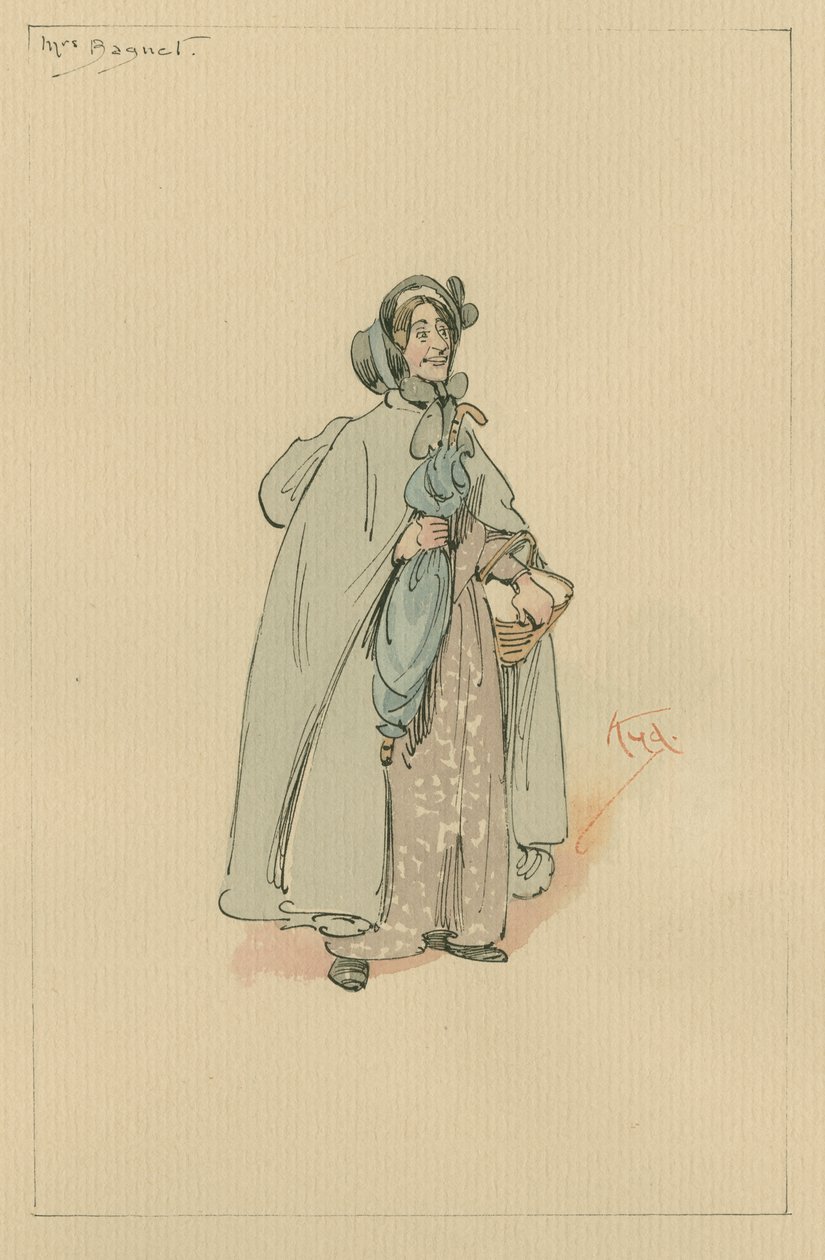 Mrs Bagnet, c.1920s by Joseph Clayton Clarke