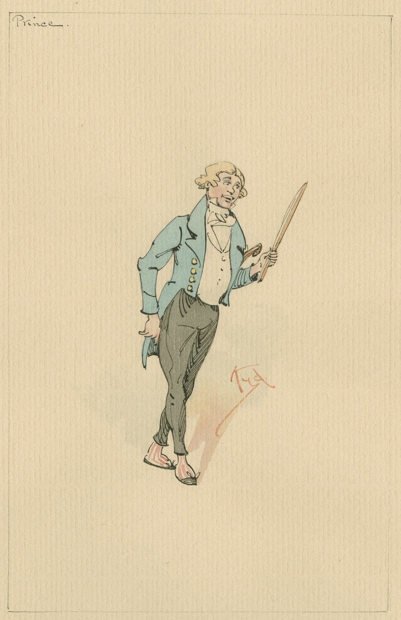 Prince Turveydrop by Joseph Clayton Clarke