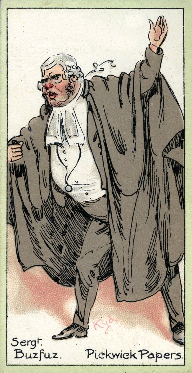 Sergeant Buzfuz, from 