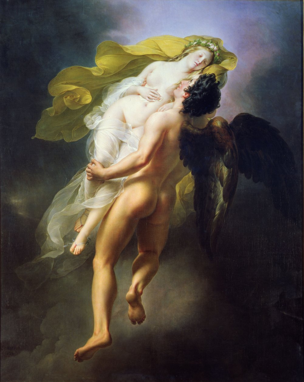 Boreas Abducting Oreithyia by Joseph Ferdinand Lancrenon